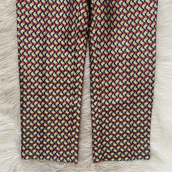 Anthropologie Metallic Patterned Trousers - Picture 7 of 9